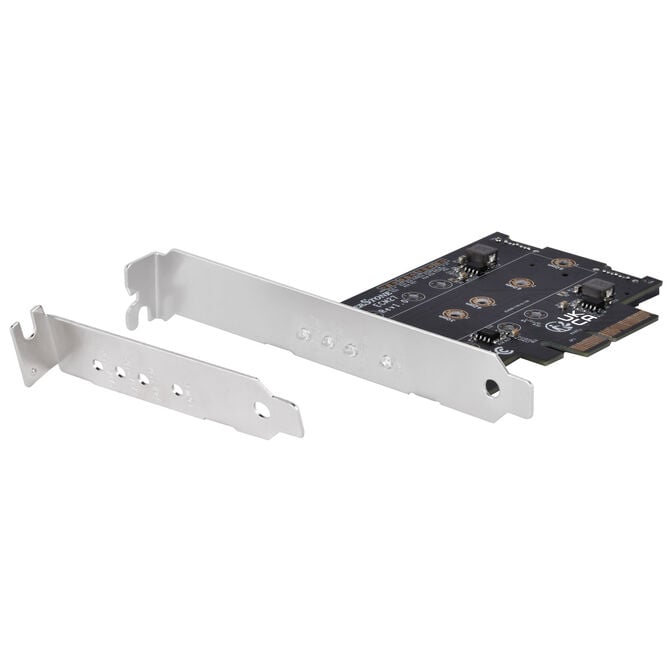 Silverstone SST-ECM27 M.2/SATA Adapterkarte, PCIe 4.0, 1x M-Key, 2x SATA 6G - Low Profile image number 3