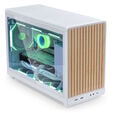Lian Li DAN Cases A3-mATX Wood Edition PC-Geh&auml;use, Tempered Glass, Micro-ATX - Buche, wei&szlig; image number null