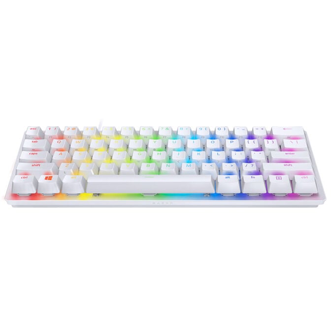 Razer Huntsman Mini Mercury Gaming Keyboard, Optical Switches - White, ISO DE image number 0
