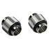 Bitspower Touchaqua Adapter straight G1/4 inch female to G1/4 inch female - 2 pack, silver image number null