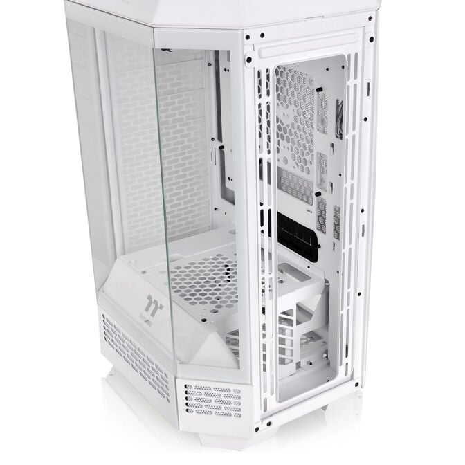Thermaltake The Tower 300 PC-Geh&auml;use, Mini-Geh&auml;use, mATX, Tempered Glass - inklusive 2x 140-mm-L&uuml;fter, wei&szlig; image number 29
