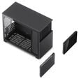 Jonsbo D31 Screen Micro-ATX Geh&auml;use, Tempered Glass - schwarz image number null