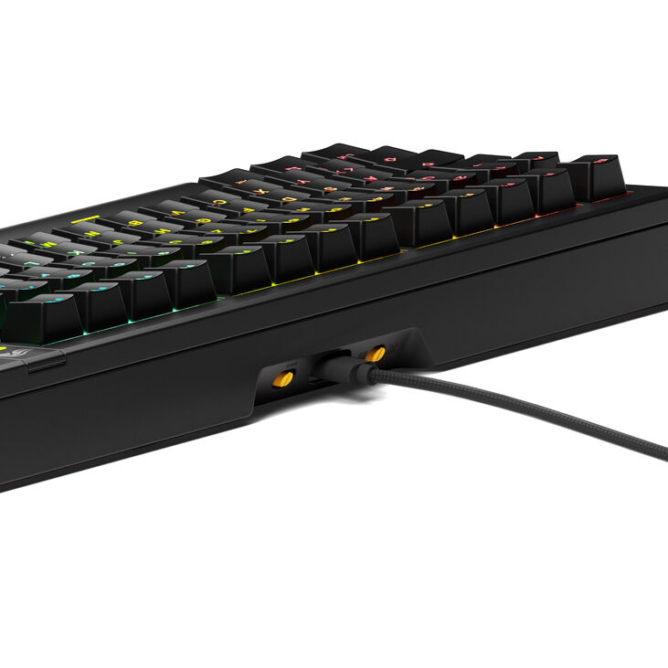 Glorious GMMK 3 75 % Custom Gaming-Tastatur - Pre-Built, ISO (DE), Fox Switches, schwarz image number 3