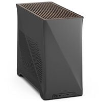 Fractal Design Era 2 Mini-ITX Geh&auml;use, Walnussholz-Panel &ndash; Grau