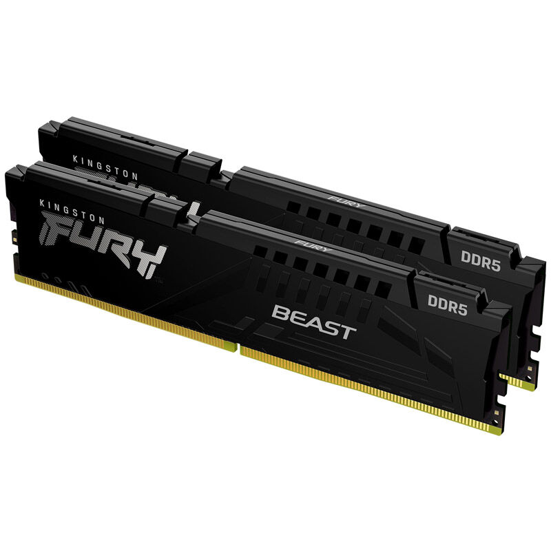 Kingston Fury Beast DDR5-5600 RAM, CL40, XMP - 64 GB Dual-Kit, schwarz
