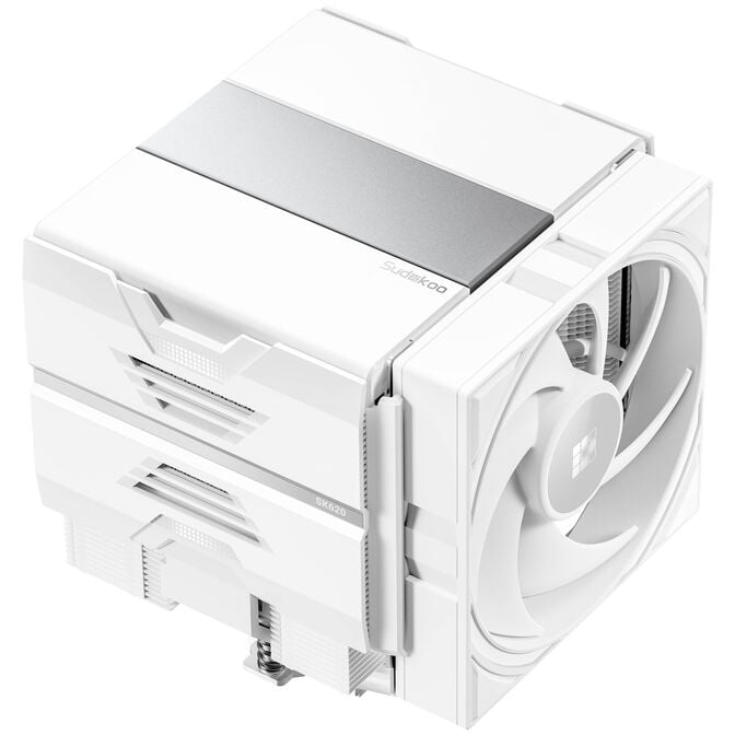 Sudokoo SK620 CPU Cooler, Dual Tower - 2x 120mm, white image number 0