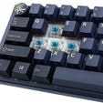 Ducky One 3 Cosmic Blue Mini Gaming Tastatur, RGB LED - MX-Blue (US) image number null