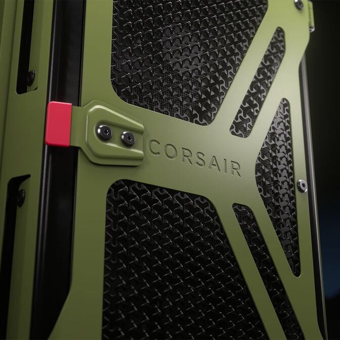 Corsair WARTHOG Performance Mid-Tower Case, Green image number 23