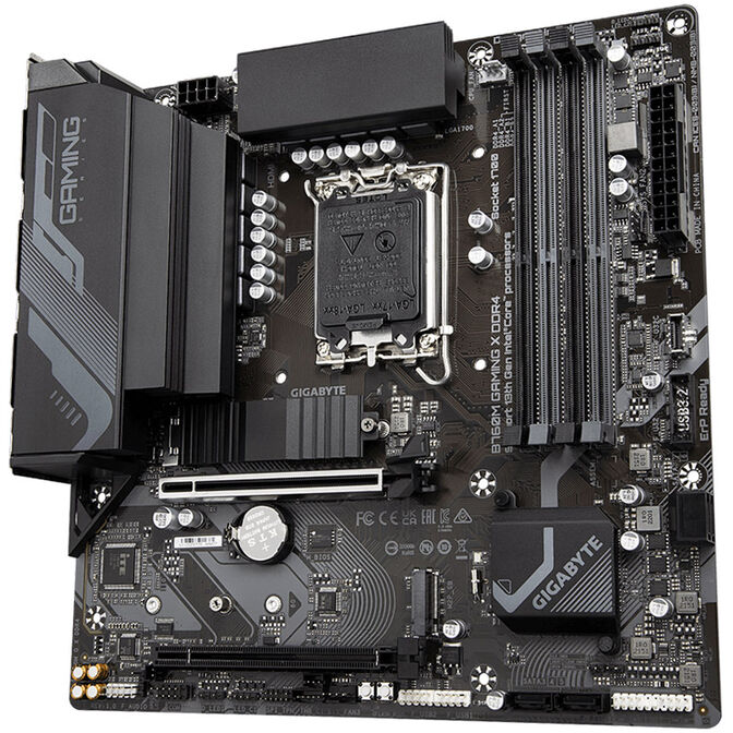 GIGABYTE B760M Gaming X DDR4 Mainboard, Sockel 1700, Intel B760, Micro-ATX, DDR4 image number 2