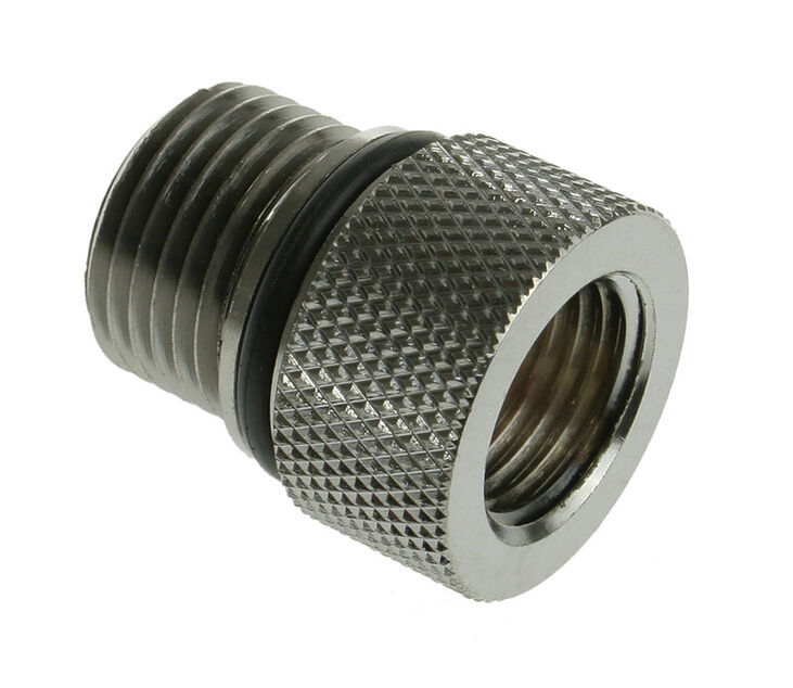 Bitspower Adapter für Eheim 1046/1048/1250 G3/8 Zoll AG auf G1/4 Zoll IG - schwarz glänzend image number 1