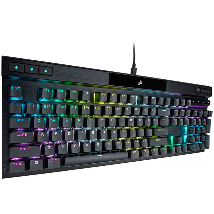 Corsair Gaming K70 RGB Pro Gaming Tastatur, Cherry MX-Red - schwarz image number 1