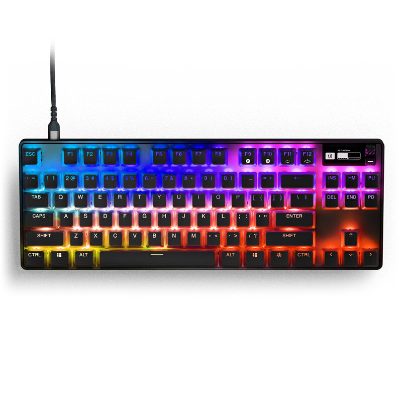 SteelSeries Apex Pro TKL (2023) Gaming Keyboard, OmniPoint 2.0 - black