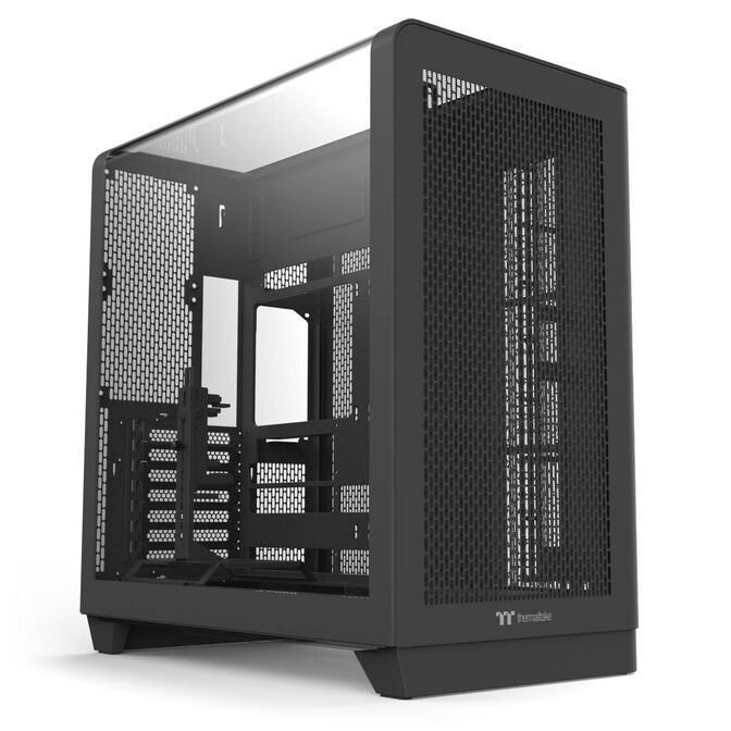 Thermaltake View 390 Air PC Case, Mid Tower, ATX, ARGB, Tempered Glass - Black image number 0