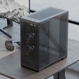 APNX Creator C1-R PC-Geh&auml;use, Midi-Tower, ATX, Tempered Glass - schwarz image number null