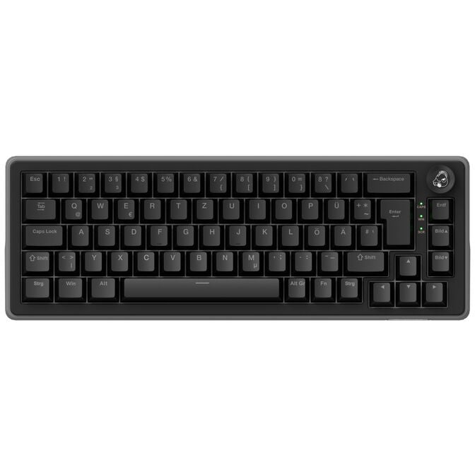 Ducky OK-HE-65 Gaming-Tastatur, Hall Effect, Haimu HE Switches, DE-Layout - schwarz image number 3