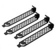 SilverStone SST-Aeroslots-2B - PCI slot covers, 4 pieces - black image number null