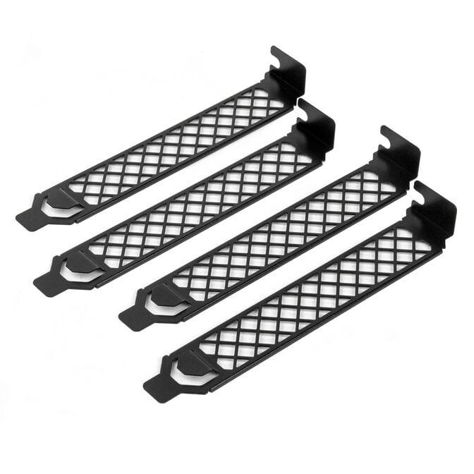 SilverStone SST-Aeroslots-2B - PCI slot covers, 4 pieces - black image number 2