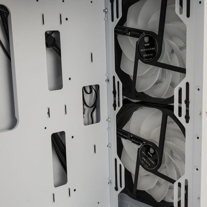 Kolink Observatory MX Mesh ARGB PC Case, Mid Tower - White image number 7