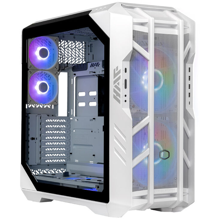 Cooler Master HAF 700 Big-Tower, Tempered Glass - weiß image number 1