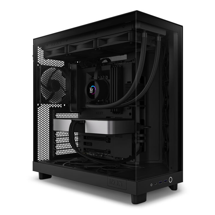 NZXT H6 Flow Midi-Tower - Schwarz image number 1