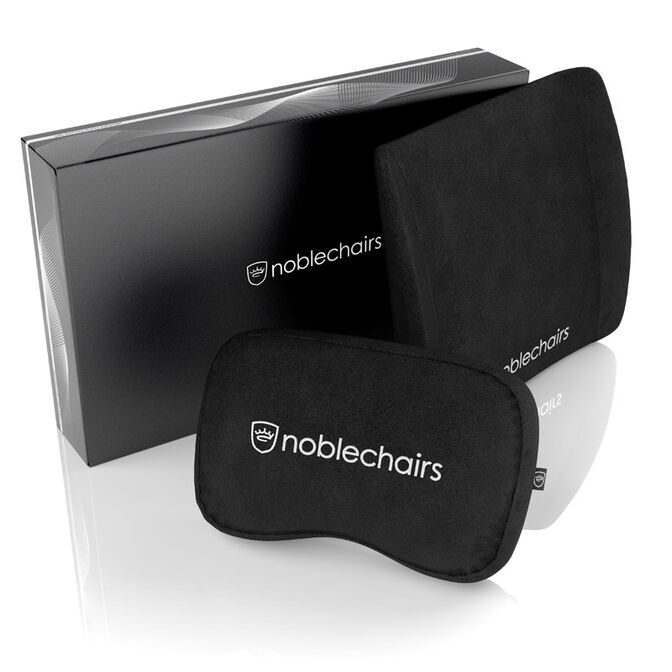 noblechairs Memory Foam Pillow Set - black image number 0
