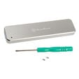 SilverStone SST-MS09S, M.2 SSD auf USB-A 3.1 Geh&auml;use, silber image number null