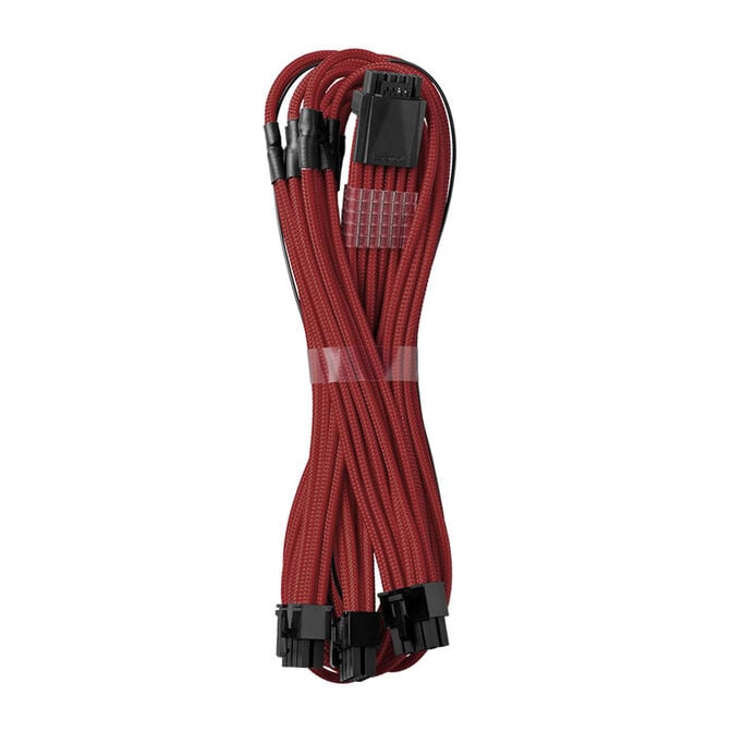 CableMod C-Series PRO ModMesh 12VHPWR auf 3x PCI-e Kabel f&uuml;r Corsair - 60cm, dunkelrot image number 0