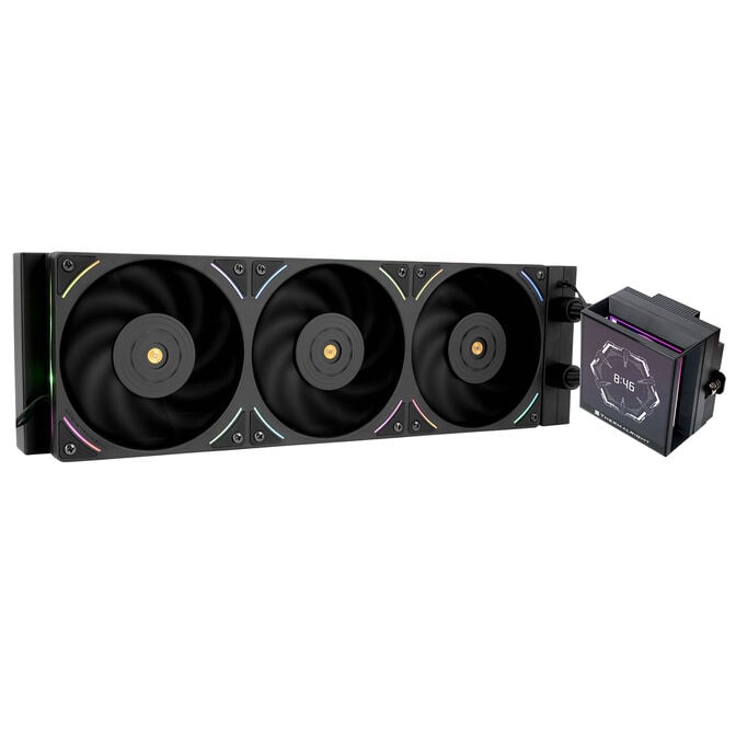 Thermalright Hyper Vision UB AiO Wasserk&uuml;hlung, ARGB, Intel- und AMD-Sockel - 360mm, schwarz image number 0
