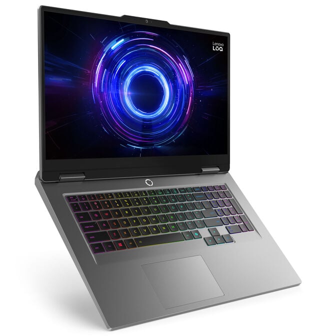 Lenovo LOQ 17i Gaming AI 17,3 Zoll Gaming-Laptop, Core i7-14700HX, RTX 5070 - grau image number 3