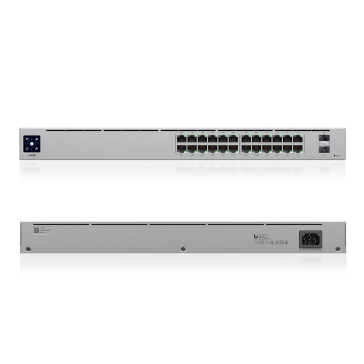 Ubiquiti UniFiSwitch 24 Rackmount Gigabit Managed Switch - 16x PoE+ image number 3