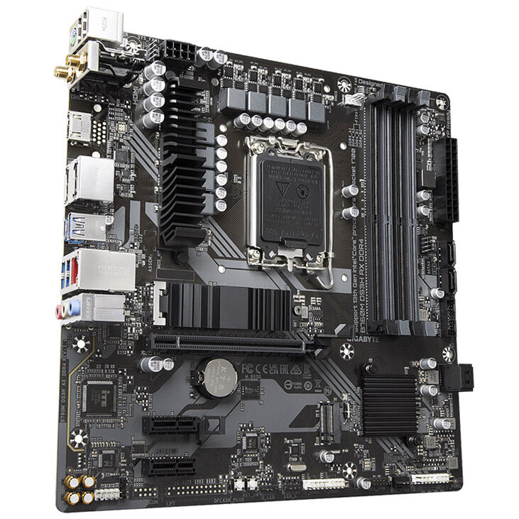 GIGABYTE B760M DS3H AX DDR4, Socket LGA 1700, Intel B760M, Micro-ATX - DDR4 image number 1