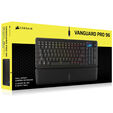 Corsair Vanguard Pro 96 Gaming-Tastatur, RGB - MGX Hall-Effect-Switches, schwarz, ISO image number null