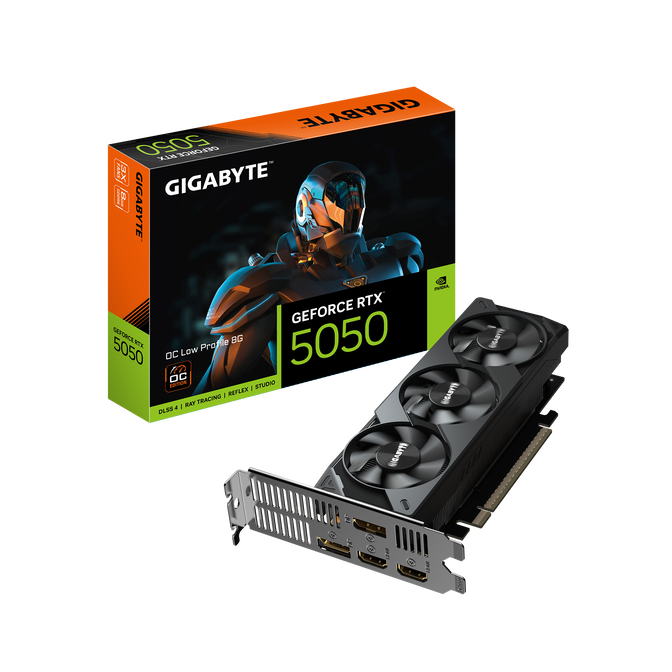 GIGABYTE GeForce RTX 5050 OC Low Profile 8G, 8192 MB GDDR6 image number 0