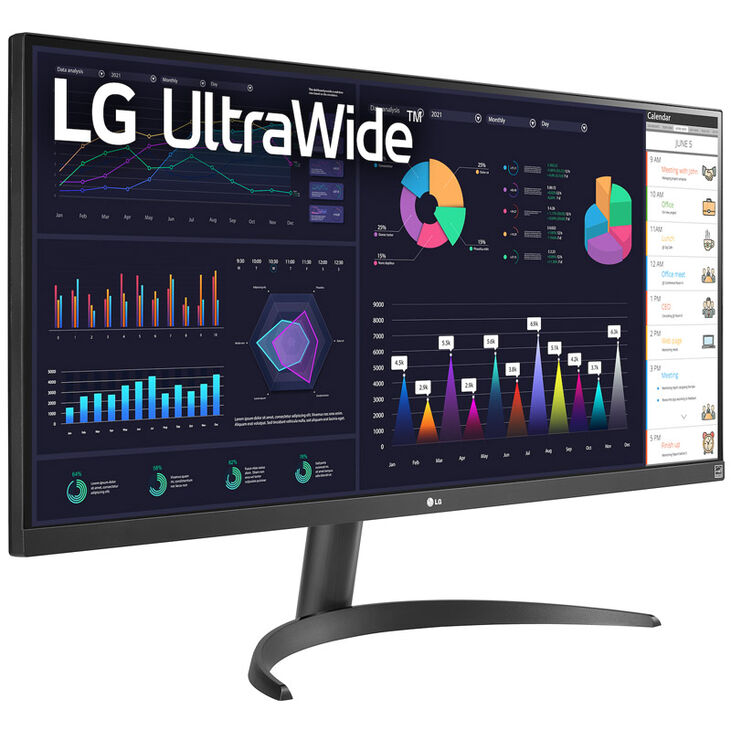 LG UltraWide 34WQ500-B, 34 inch Monitor, 100 Hz, IPS, FreeSync image number 4