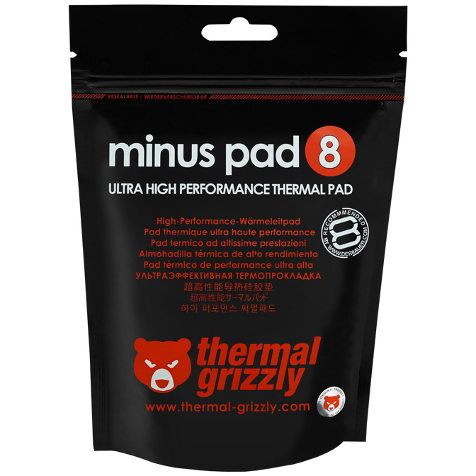 Thermal Grizzly Minus Pad 8 - 100x 100x 3,0mm image number 3