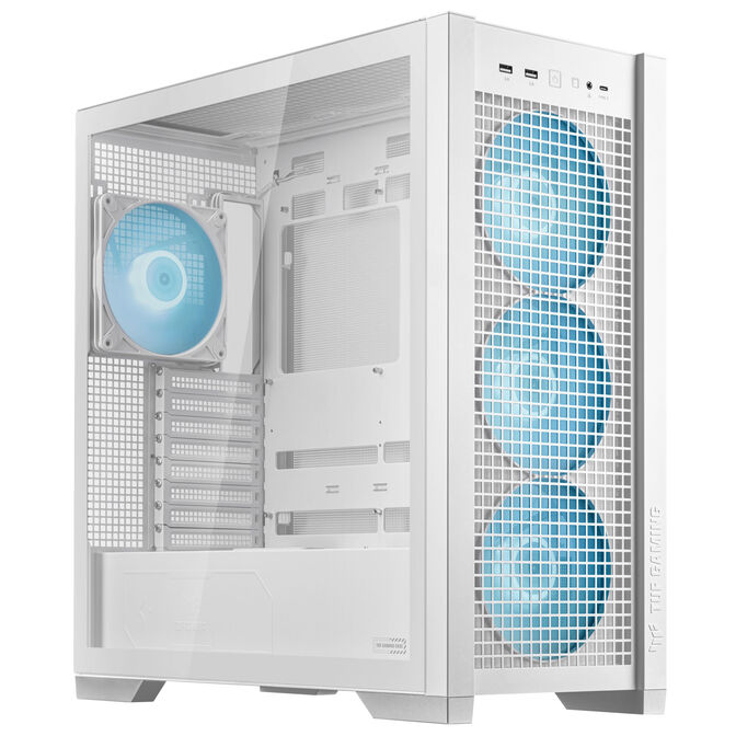 ASUS TUF Gaming GT302 TG ARGB Geh&auml;use - wei&szlig; image number 0