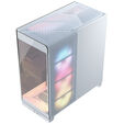 Corsair FRAME 4500X LX-R RGB PC Case, Mid Tower, E-ATX, Tempered Glass - White image number null