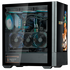 Zalman Z10 DS PC-Gehäuse, Midi-Tower, ATX, RGB, Tempered Glass - schwarz, mit LCD-Display image number null
