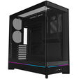Montech HS02 PC Case, Midi Tower, ATX, Tempered Glass, ARGB - Black image number null