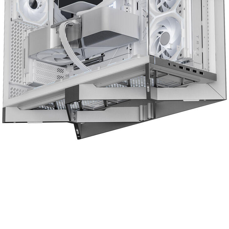 TRYX LUCA L70 PC Case, Mid-Tower, E-ATX, Tempered Glass – White image number 11