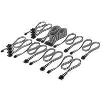 Corsair Premium Sleeved DC Cable Pro Kit, f&uuml;r Typ-5-Netzteil - schwarz/wei&szlig;
