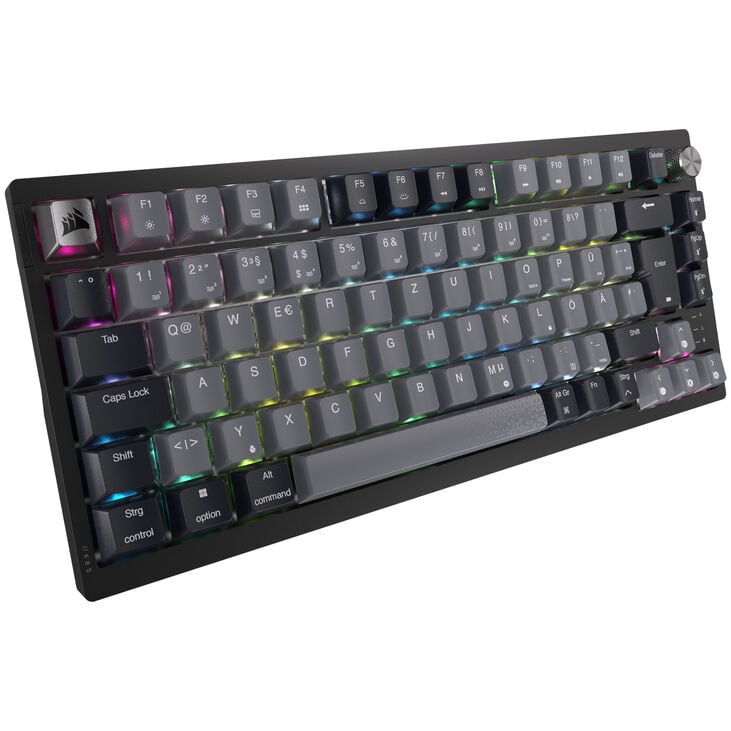 Corsair K65 Plus Wireless TKL Gaming Tastatur, TKL (75%), Corsair MLX Fusion – schwarz, ISO (DE) image number 4