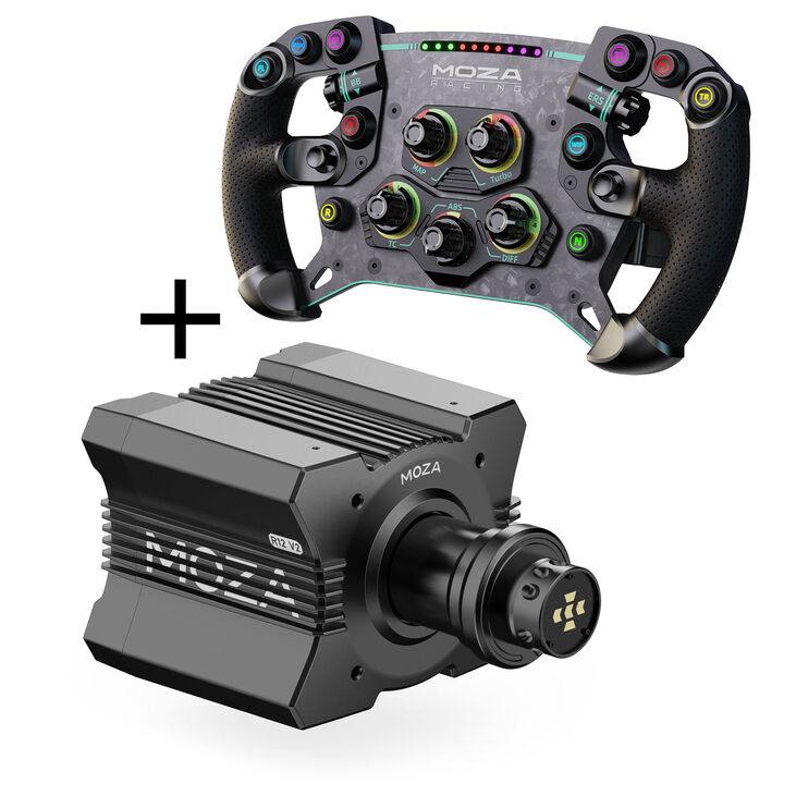 MOZA R12 V2 + GS V2P Bundle image number 0