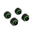 Corsair Hydro X Series XF Hardline fitting straight G1/4 inch to 12mm OD hard tube - 4 pack, black image number null