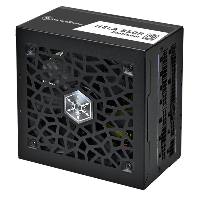 SilverStone HELA 850R 80 PLUS Platinum power supply, ATX 3.1, PCIe 5.1 - 850 watts, black image number 1
