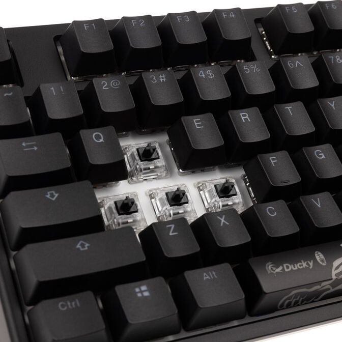 Ducky One 2 Backlit PBT Gaming Tastatur, MX-Black, RGB LED - schwarz (US) image number 8