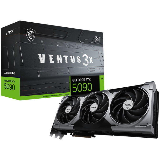 MSI GeForce RTX 5090 32G Ventus 3X OC, 32768 MB GDDR7 image number 0