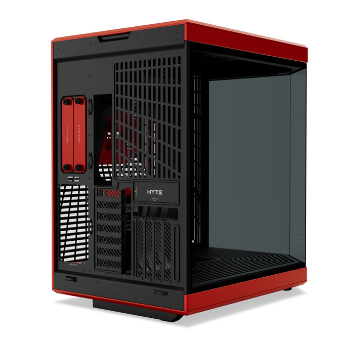 Hyte Y70 PC Case, Mid Tower, Standard - Black / Red image number 3