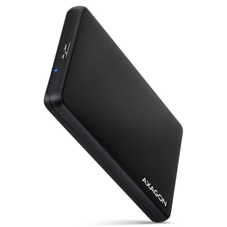 AXAGON EE25-SL external 2.5" enclosure, USB 3.0 / SATA III - USB-A, black image number 0