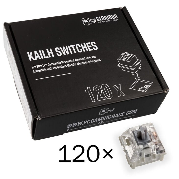 Glorious Kailh Speed Silver Switches (120 Stück) image number 0